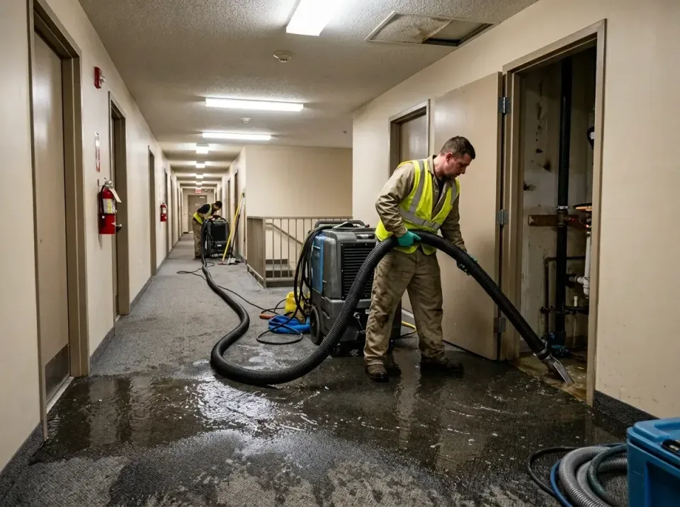 multi-unit-apartment-hallway-f-005 — frequently asked questions, Emergency Burst Pipe Water Extraction & Removal in Salmon C…